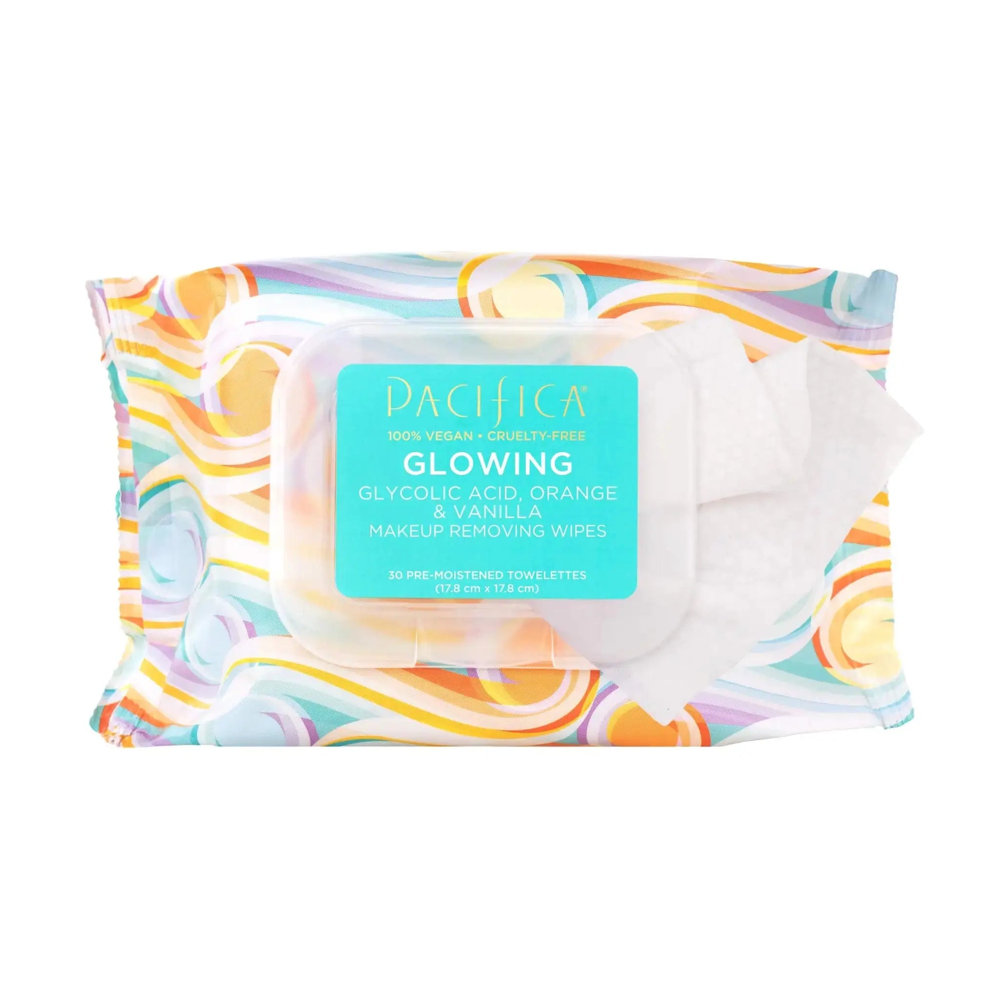 Pacifica Beauty Glowing Makeup Remover Wipes – Gentle, Vegan, & Cruelty-Free