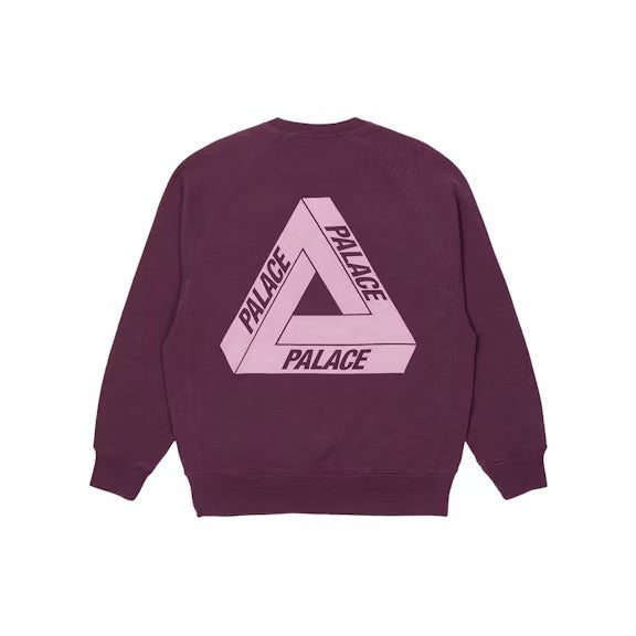 Palace Tri-Ferg Slub Crew Purple