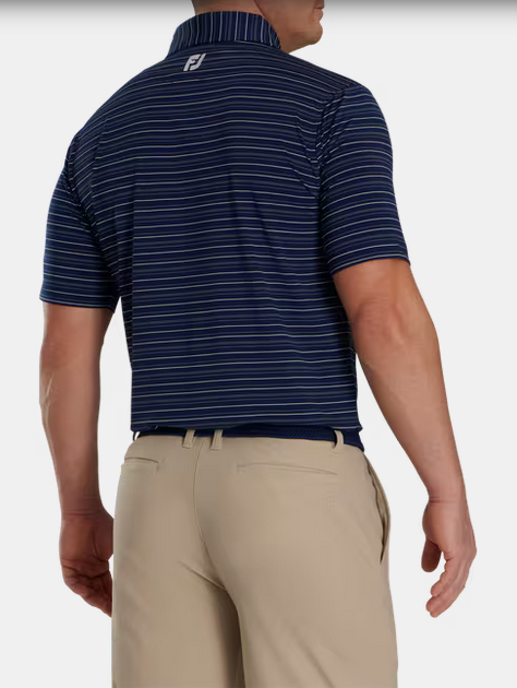 Footjoy Multi Pinstripe Lisle Polo