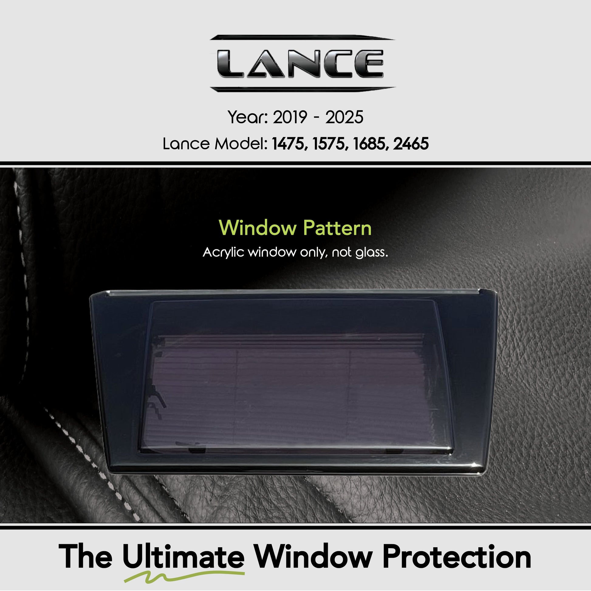 RV Shady for Lance 1475, 1575, 1685, 2465 (Acrylic) 2019-2026