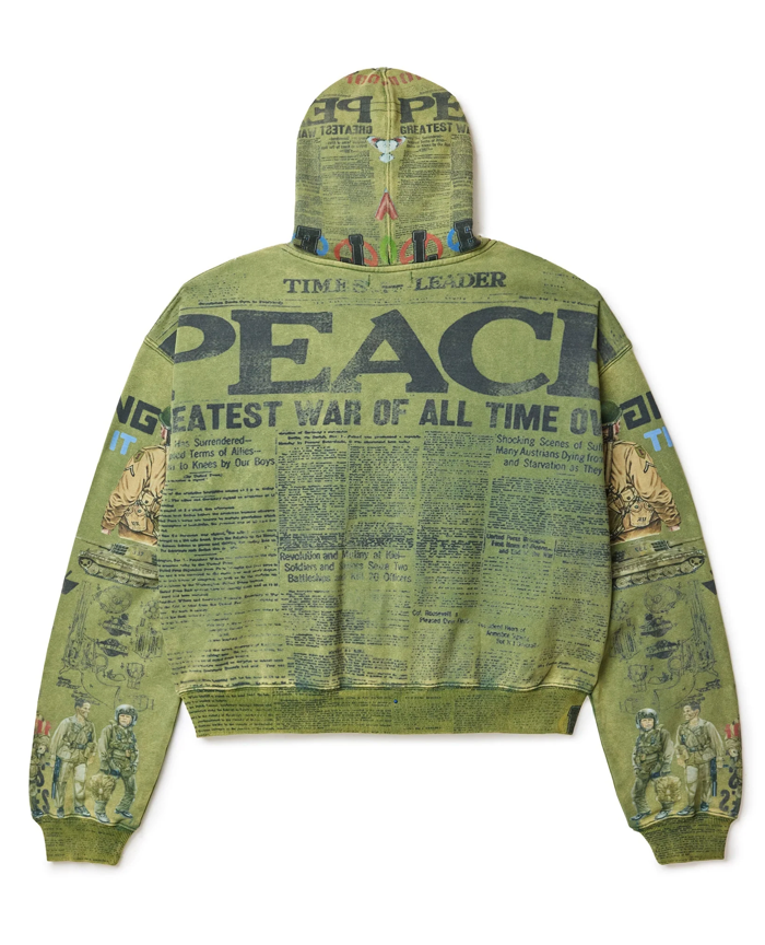 Vale Forever Olive Peace Hoodie