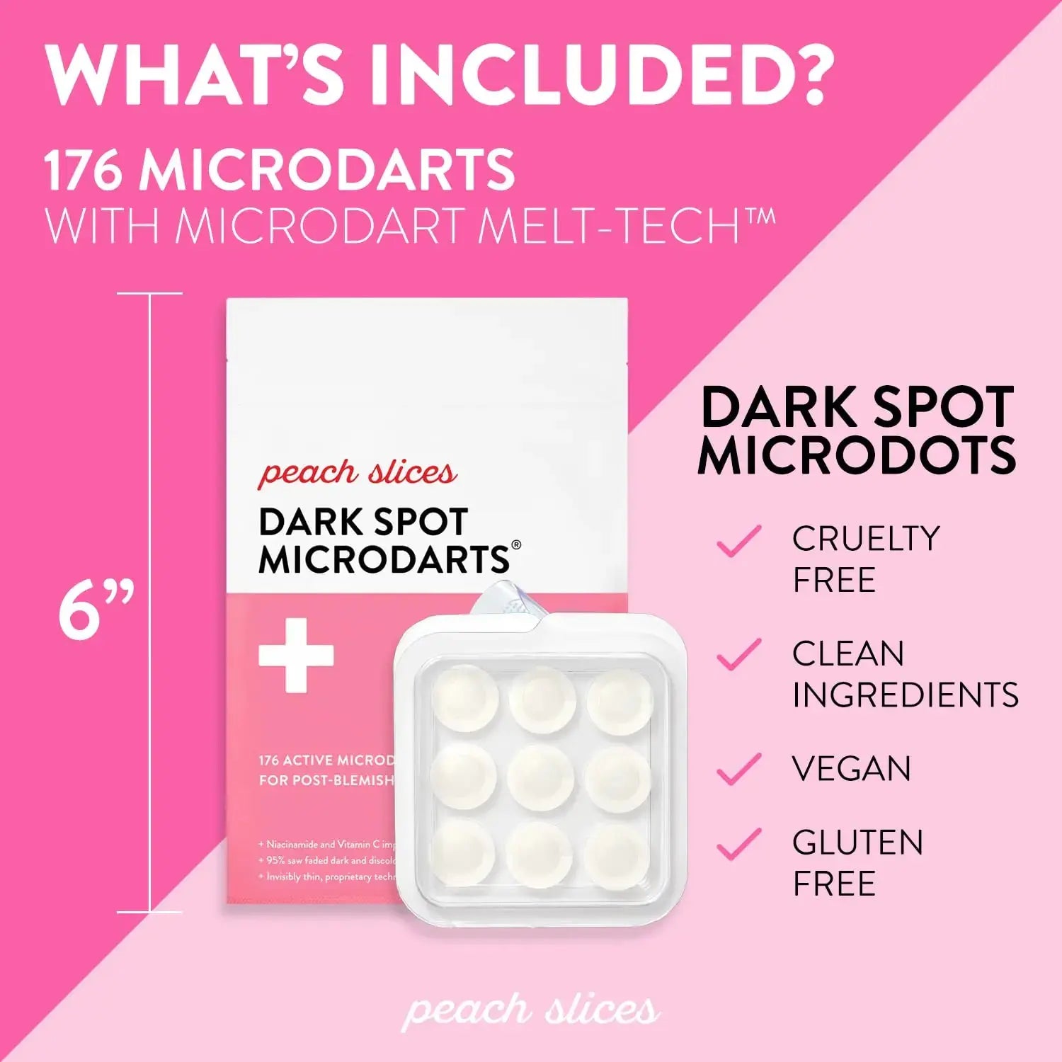 Peach Slices Spot-Fading MicroDarts