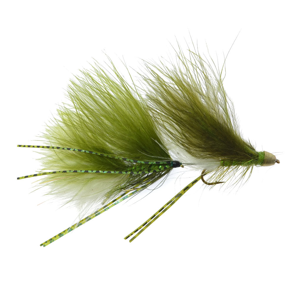 Circus Peanut Envy Articulated Streamers  - 4 Colors - 8 Flies - Size 6