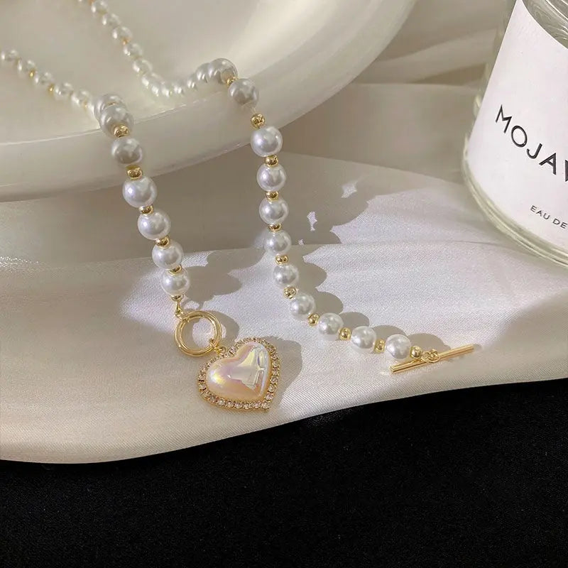 Pearl Necklace - Zinc Alloy Metals