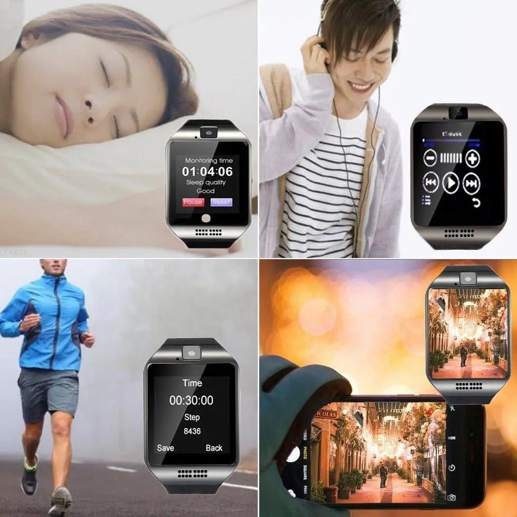 Pedometer Bracelet Watch with USB Charging Cable