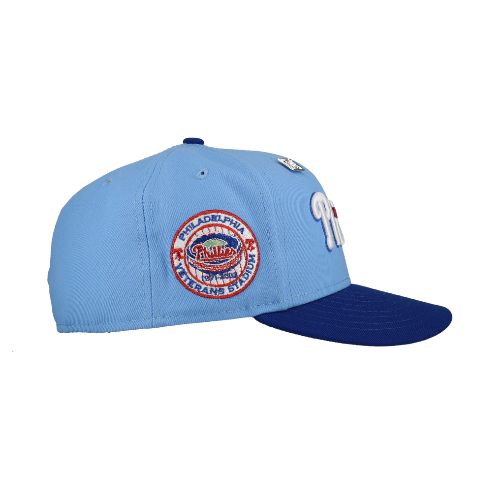 Philadelphia Phillies Veterans Stadium Metallic 59Fifty Fitted Hat
