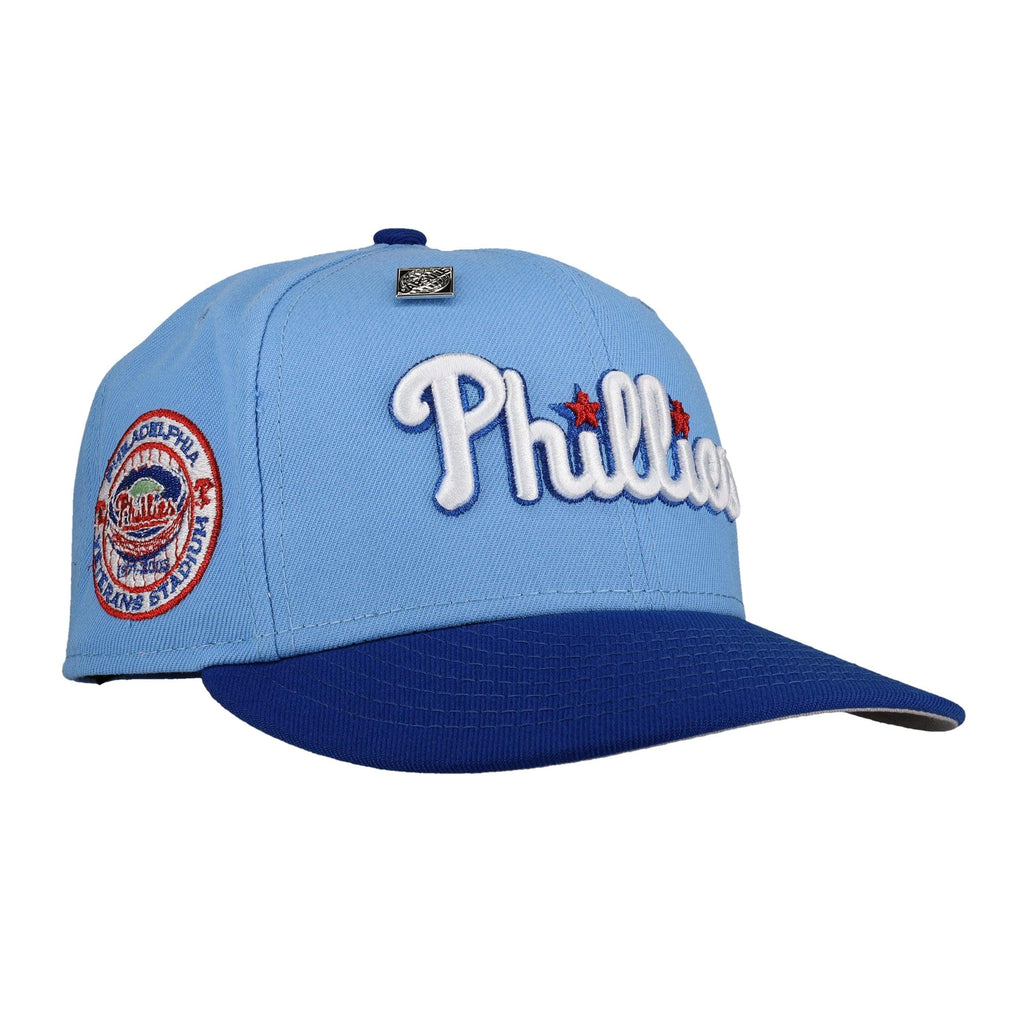 Philadelphia Phillies Veterans Stadium Metallic 59Fifty Fitted Hat