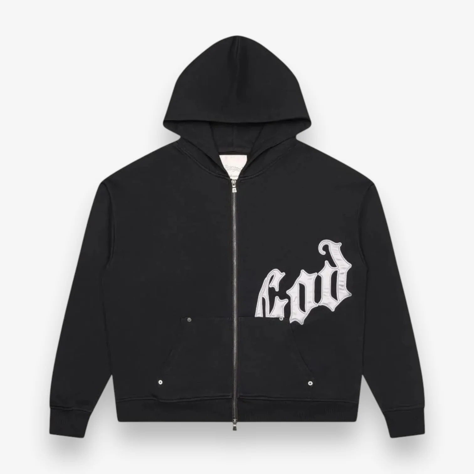 Godspeed OG Logo Zip Up Hoodie V2 Black