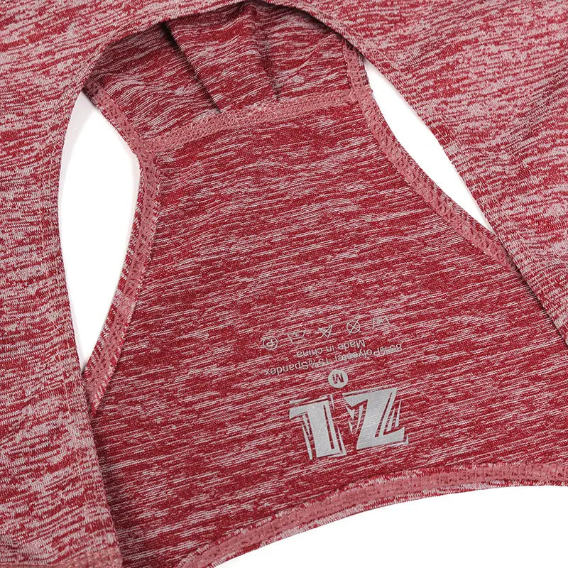 Polyester Workout Tank Top - Sleeveless Racerback Style