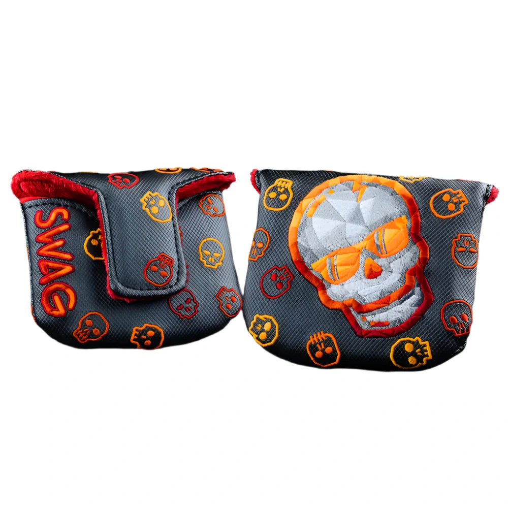 Swag Golf - Polygon Skull 2022 Mallet Putter Headcover *opened, no bag*