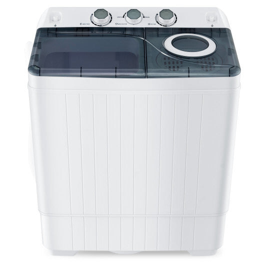 Portable Twin Tub Washing Machine with Powerful Pulsator