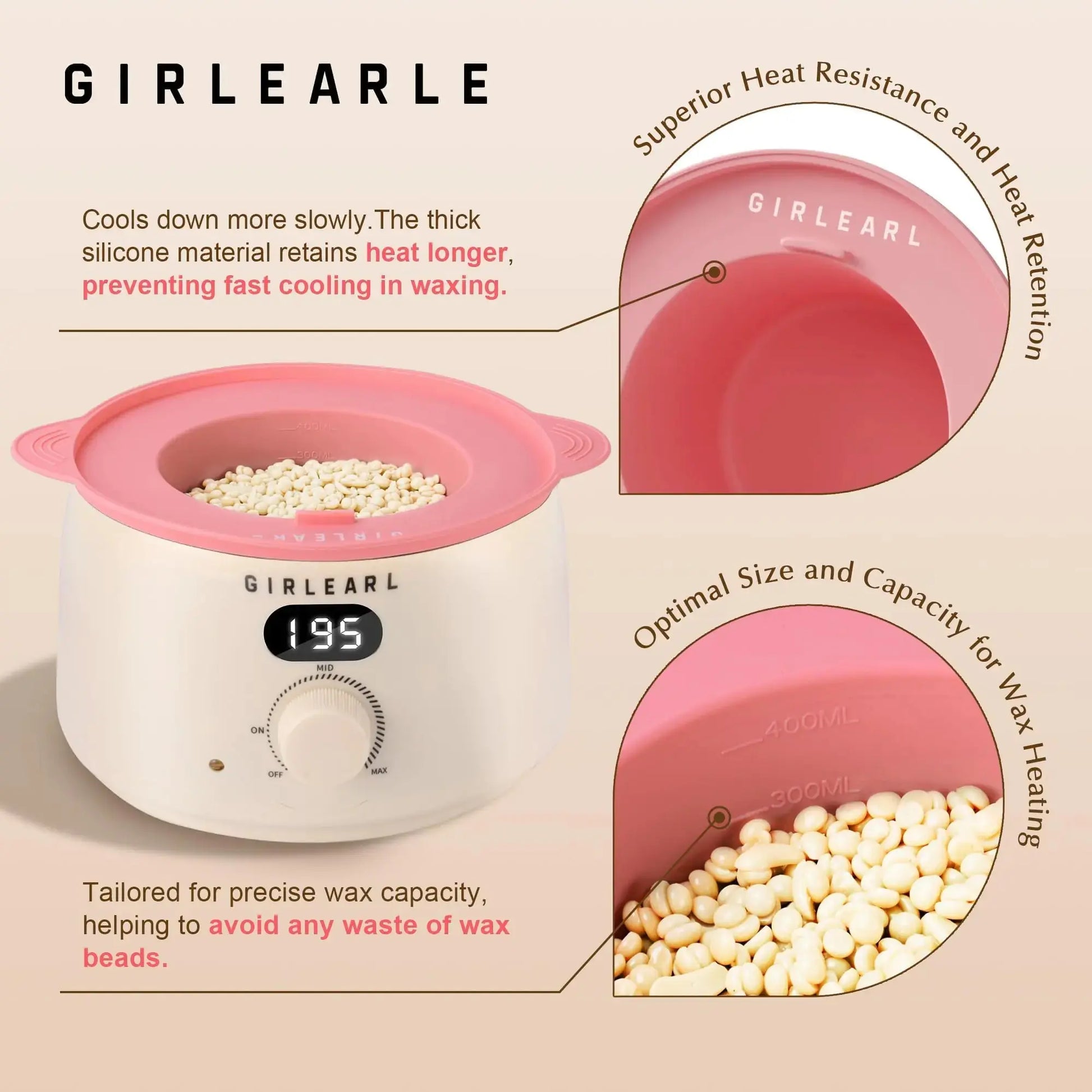 Premium Digital Waxing Kit for Women & Men - Complete Hair Removal Solution at Home