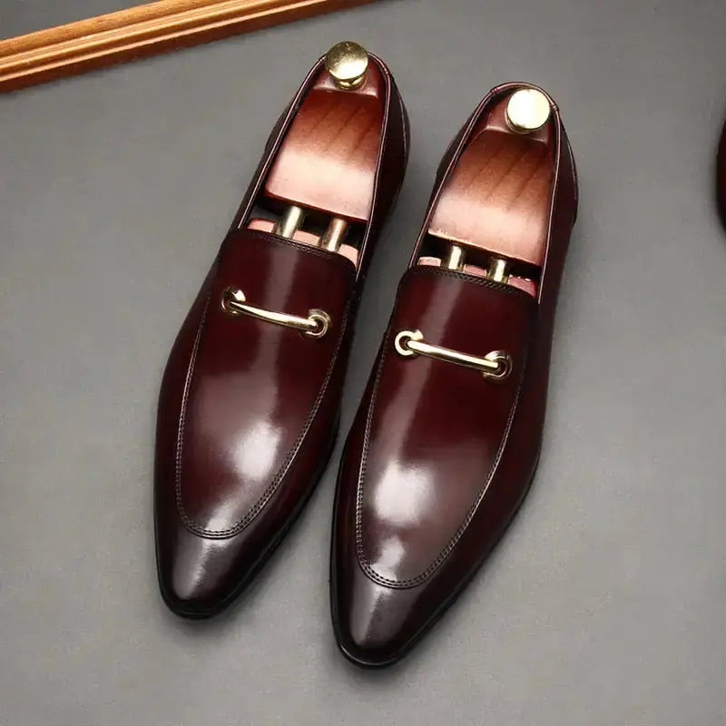 Premium Leather Loafers – Timeless Comfort & Style