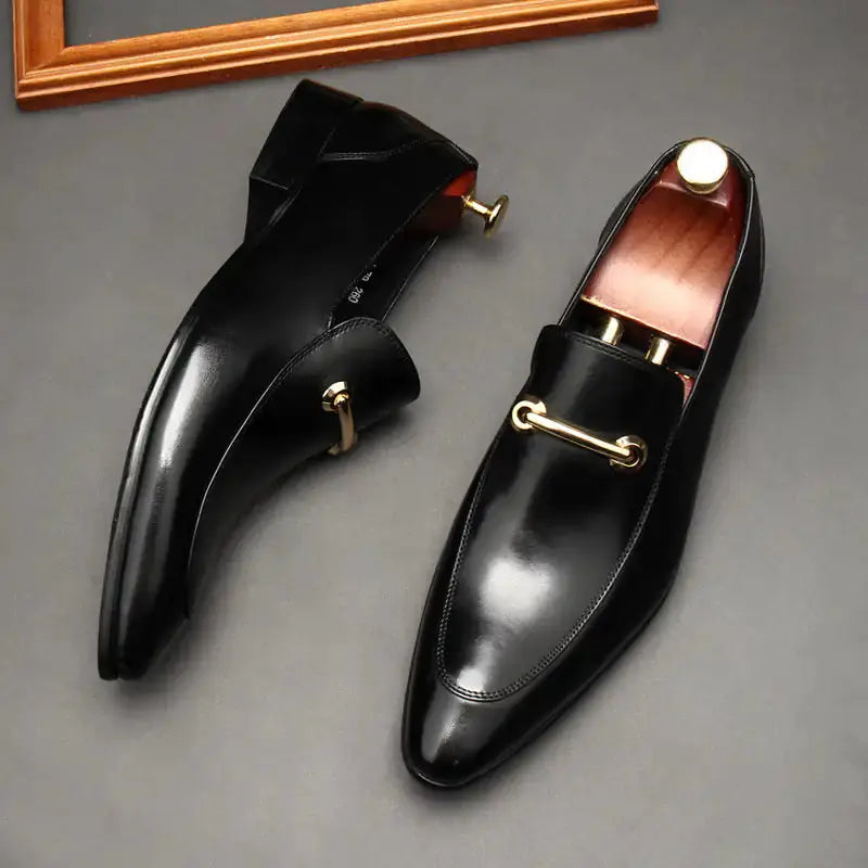 Premium Leather Loafers – Timeless Comfort & Style