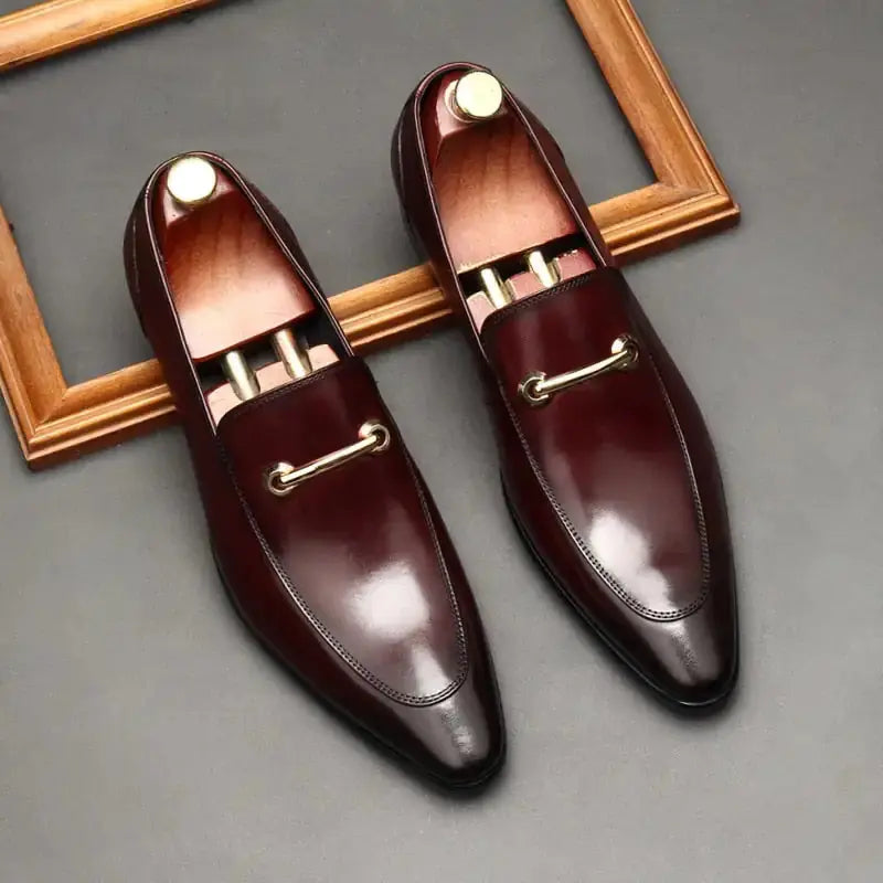 Premium Leather Loafers – Timeless Comfort & Style