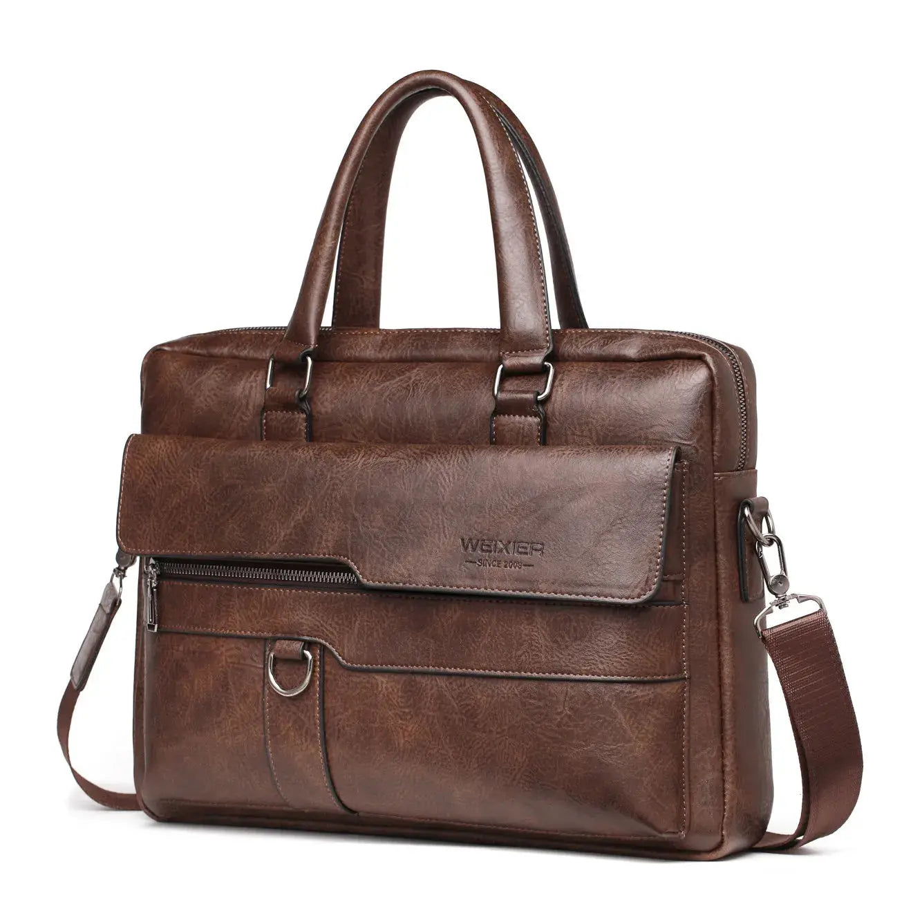 Premium Men's PU Leather Briefcase – Stylish & Functional