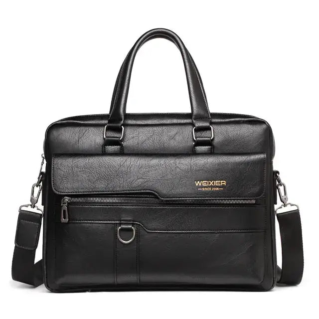 Premium Men's PU Leather Briefcase – Stylish & Functional