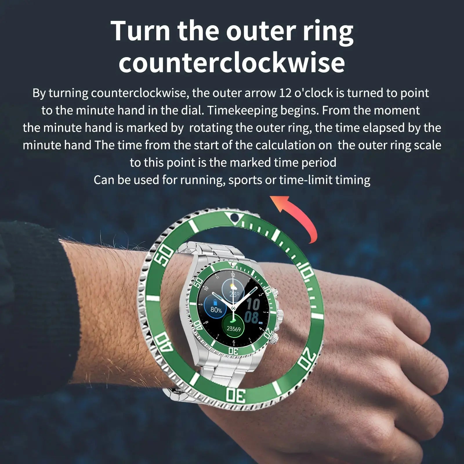 Pro Men Smart Watch – Stay Connected, Stylish & Fit
