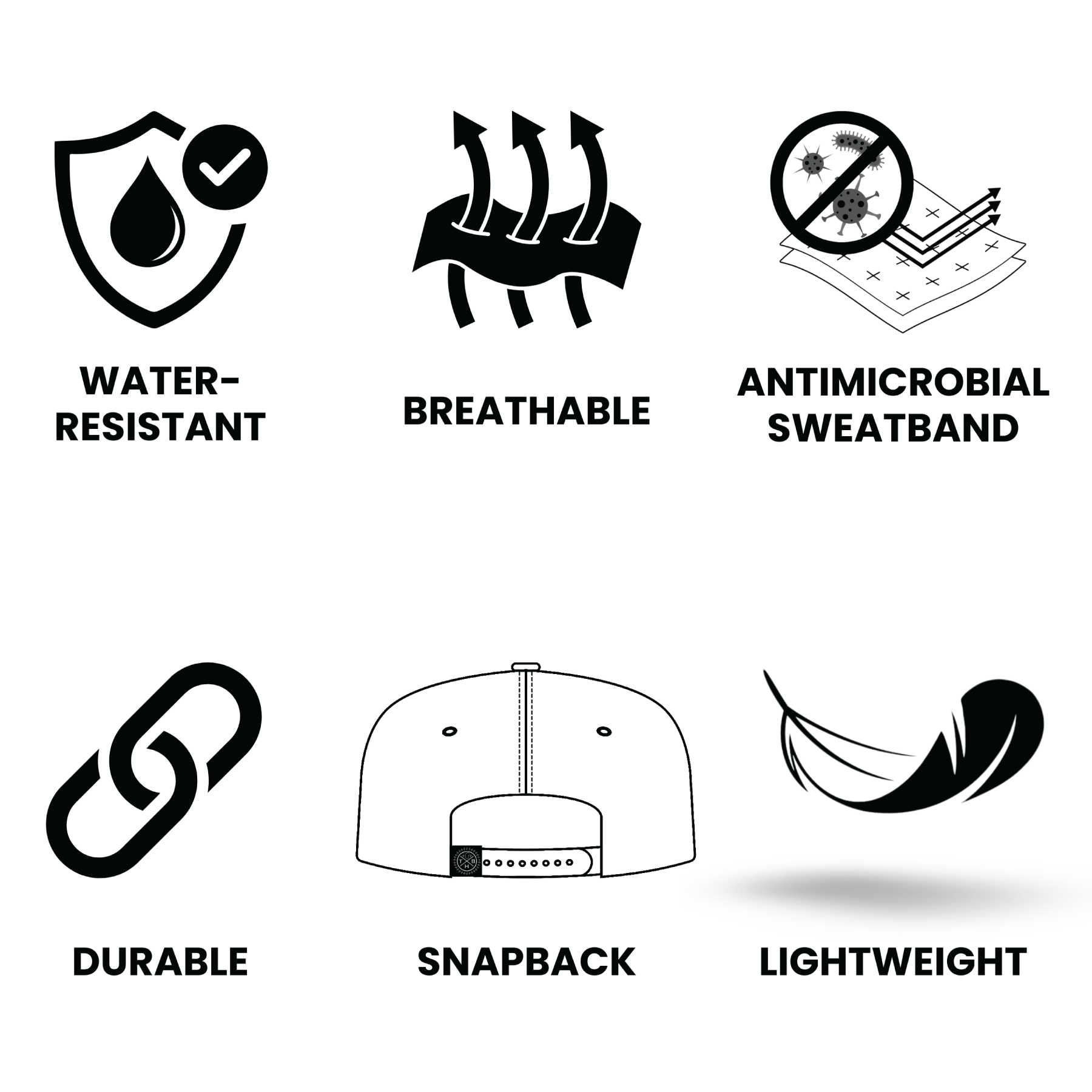 **YOUTH** Color Vibes Hat - Flat Bill - Geo Flag - Dark Red / Navy / White - Laser Mesh