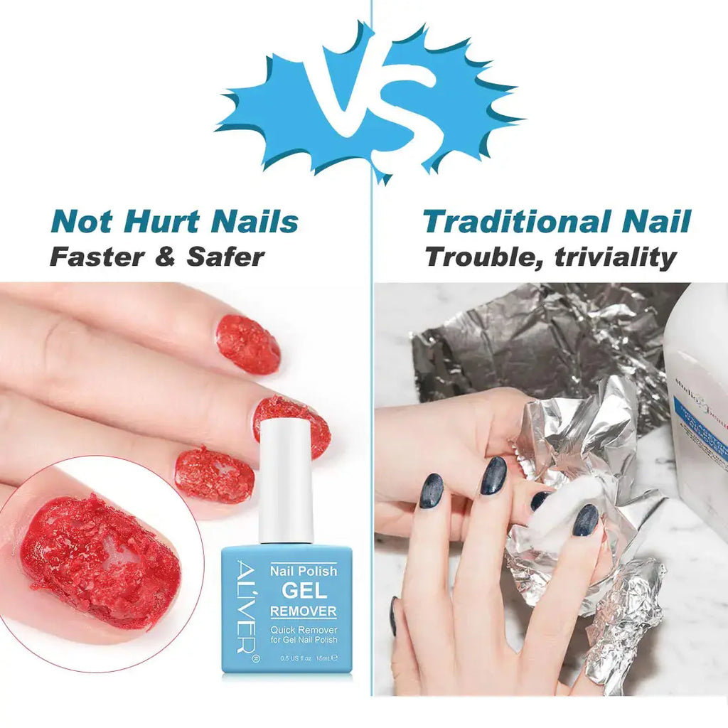 Professional Gel Nail Polish Remover – Quick & Easy, No Foil Needed