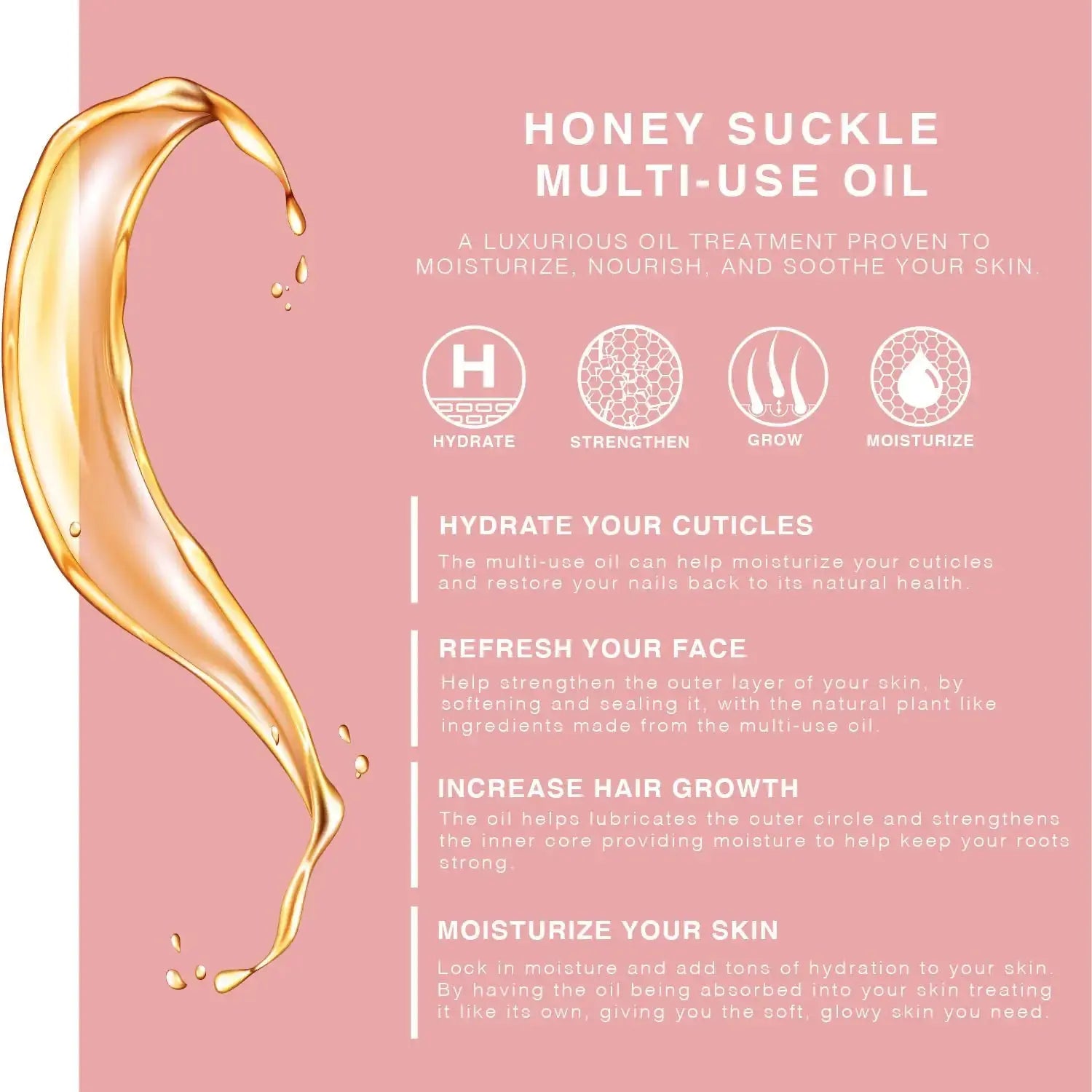 Provence Multi-Use Face, Body & Hair Oil - Hydrate & Restore with Apricot, Coconut Oil & Vitamin E