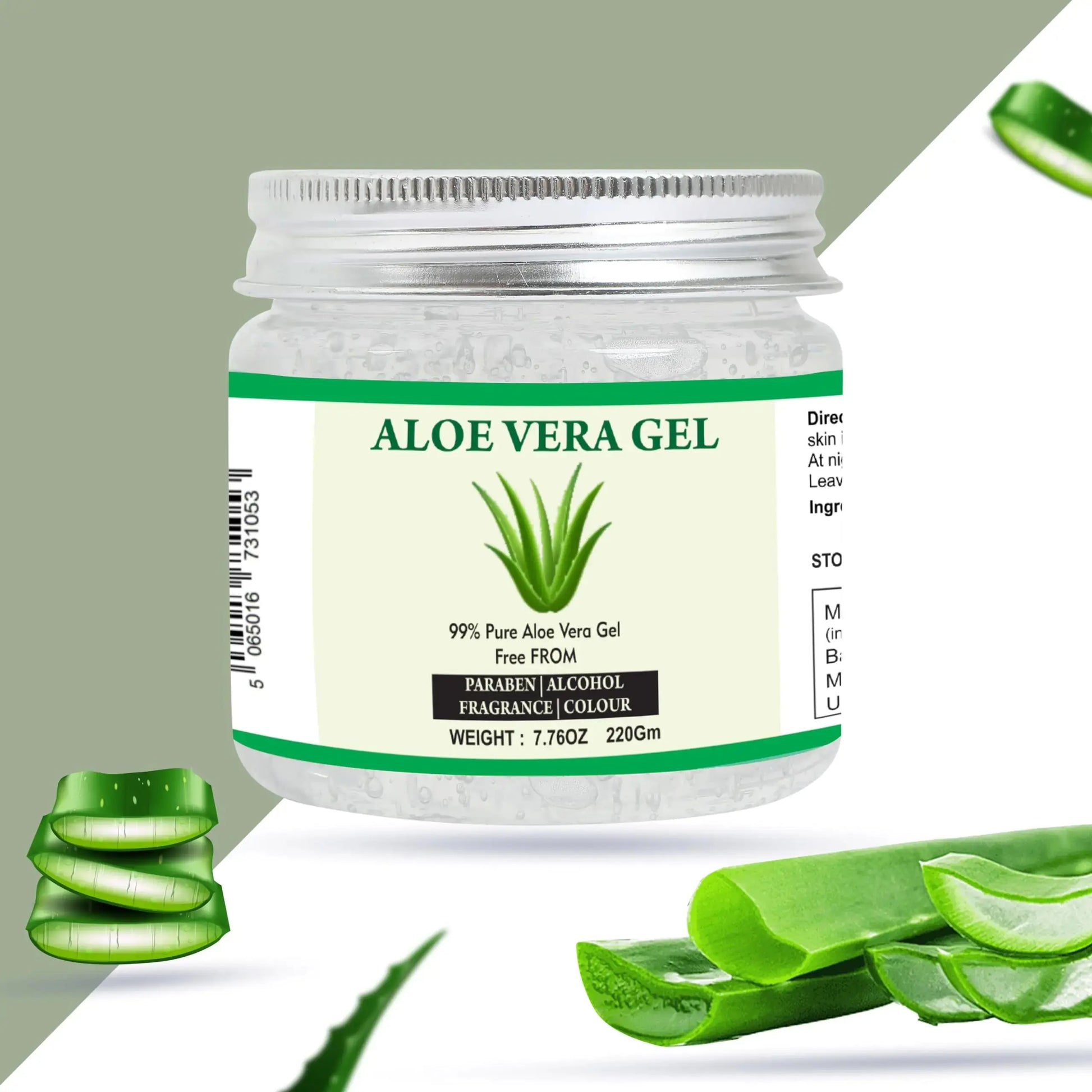 Pure Aloe Vera Hydrating Gel – 7.76 oz | Skin & Hair Moisturizer