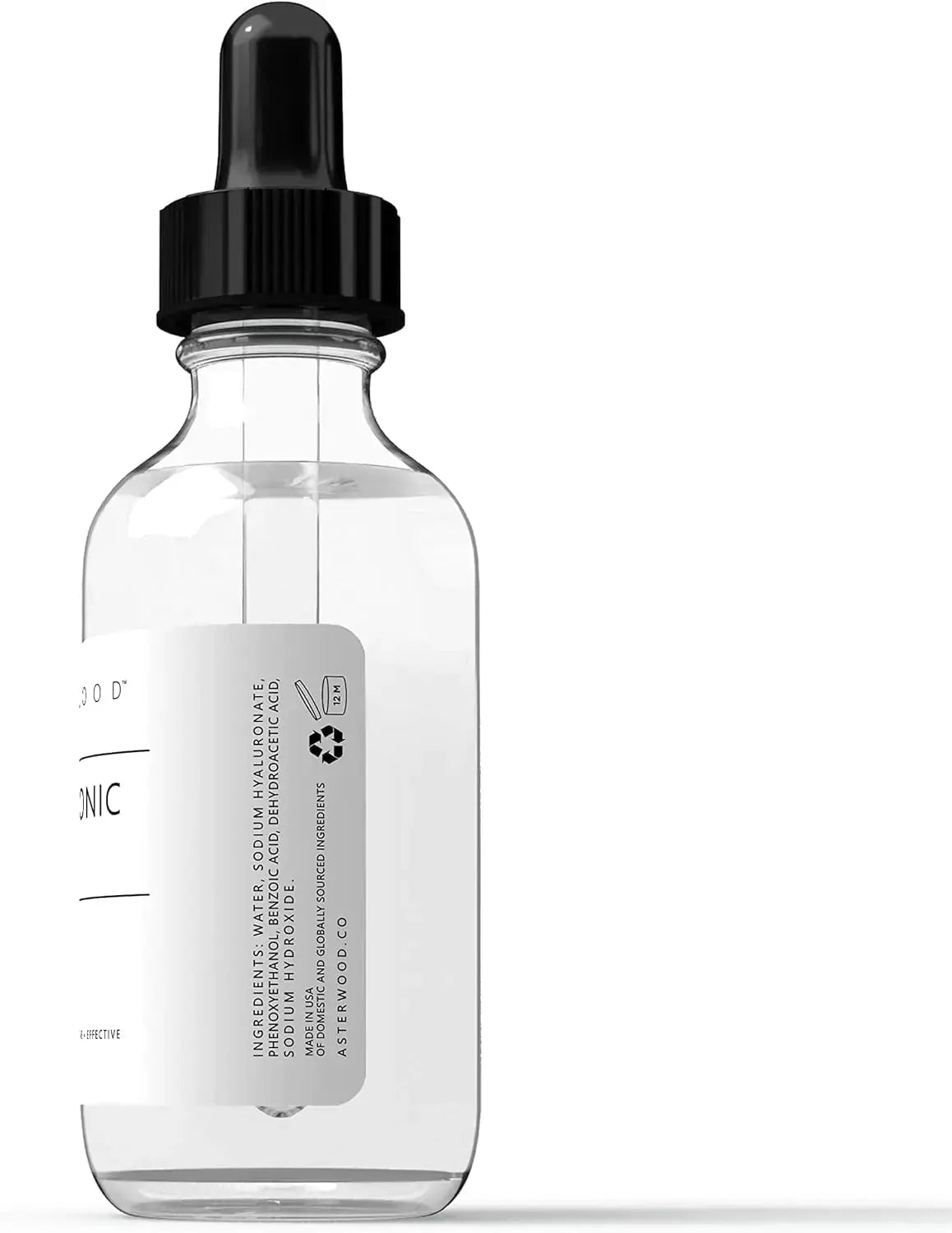 Pure Hyaluronic Acid Face Serum – Hydrating, Anti-Aging, Fragrance-Free (29ml/1oz)