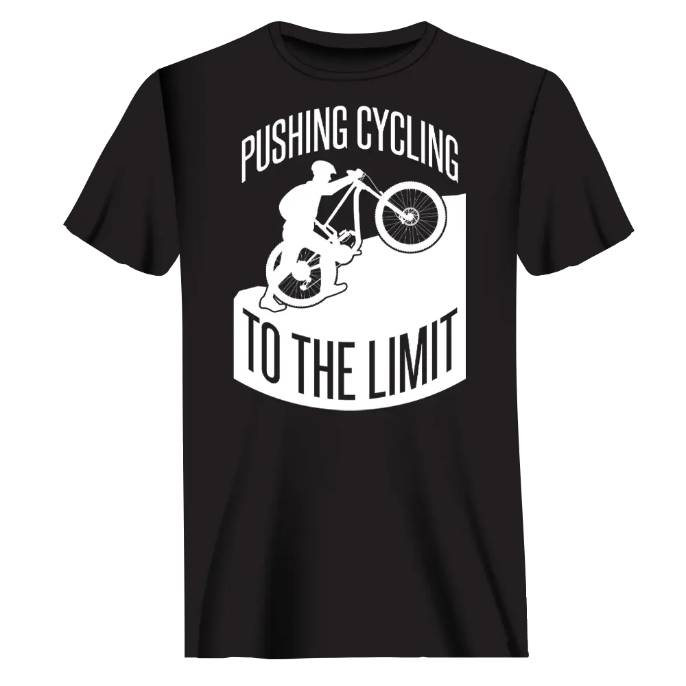 Pushing Cycling To The Limit T-Shirt for Men