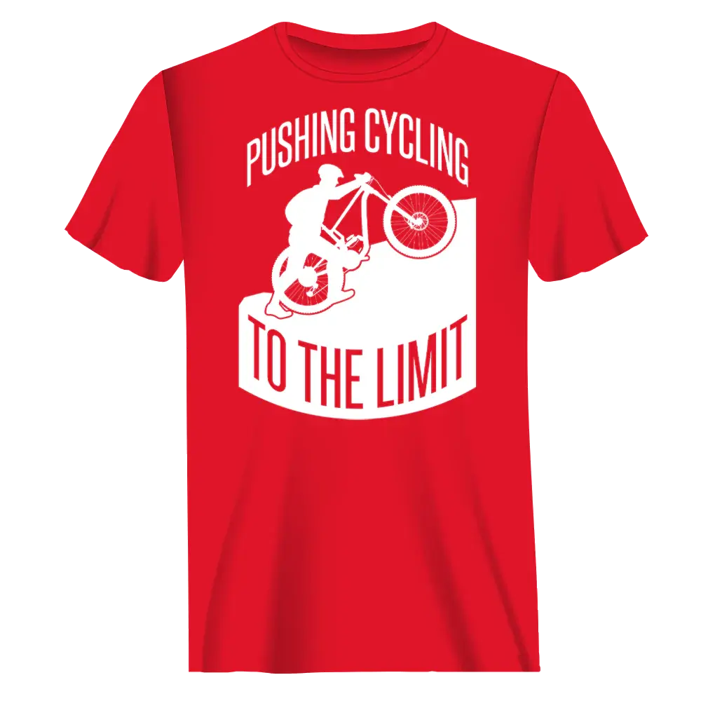 Pushing Cycling To The Limit T-Shirt for Men