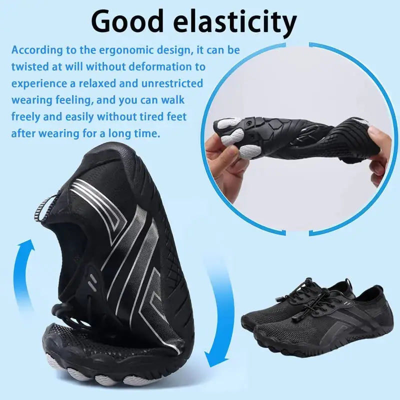 Quick-Dry Water Shoes for Men & Women – Barefoot Aqua Swim Shoes