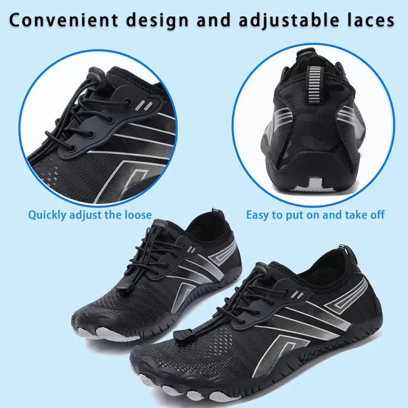 Quick-Dry Water Shoes for Men & Women – Barefoot Aqua Swim Shoes