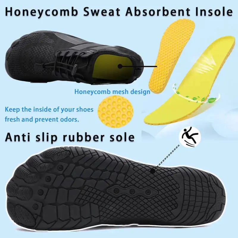 Quick-Dry Water Shoes for Men & Women – Barefoot Aqua Swim Shoes