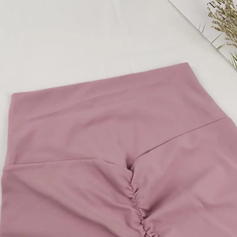 Quick Dry Workout Leggings - Square Neck and High Waist with Bubble Butt Design