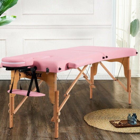 Quick Setup Foldable and Portable Facial Spa Bed with Carry Case