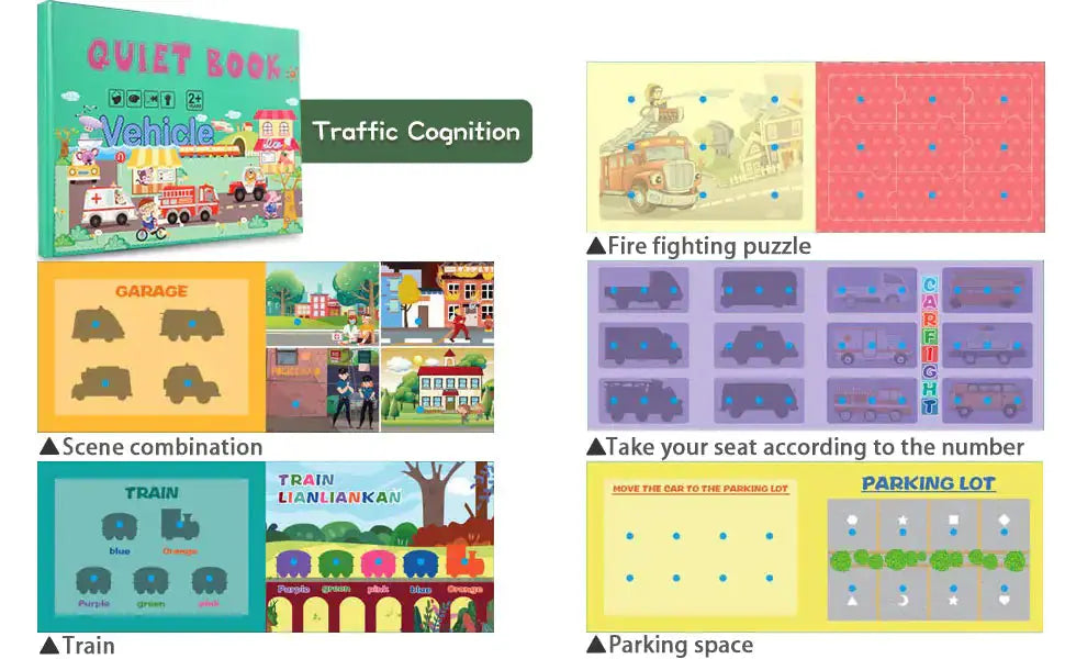 Quiet Book for Cognitive Development – Nurture, Learn, and Explore