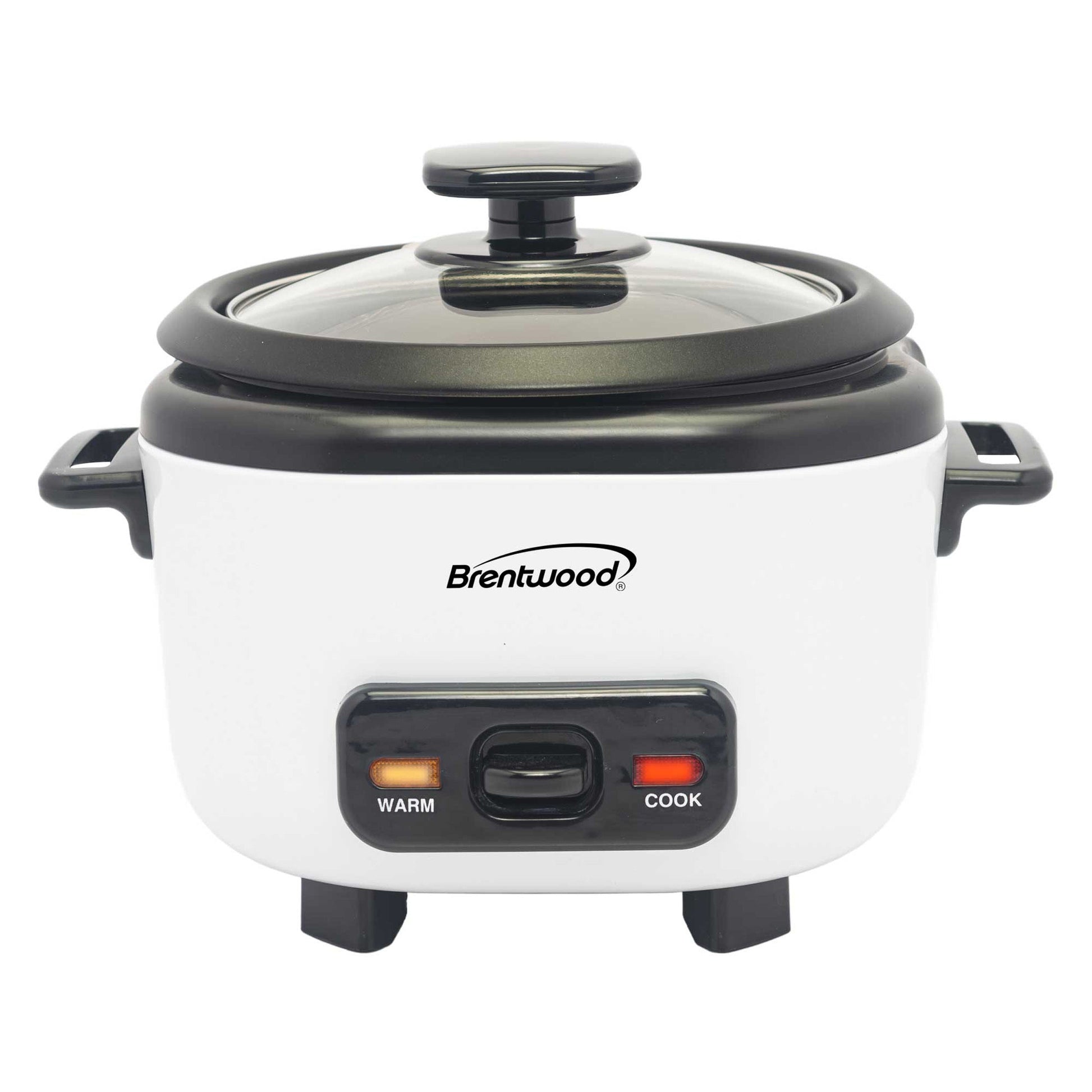 Brentwood 6-Cups Cooked Rice Cooker in White