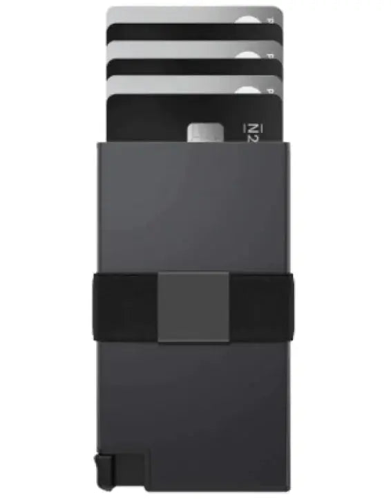 RFIDGuard: Premium Leather & Metal Anti-Theft Card Holder for Men