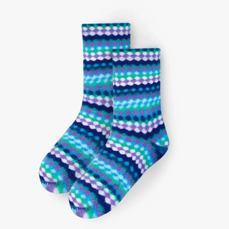 Kids' Fleece Socks - Ripple