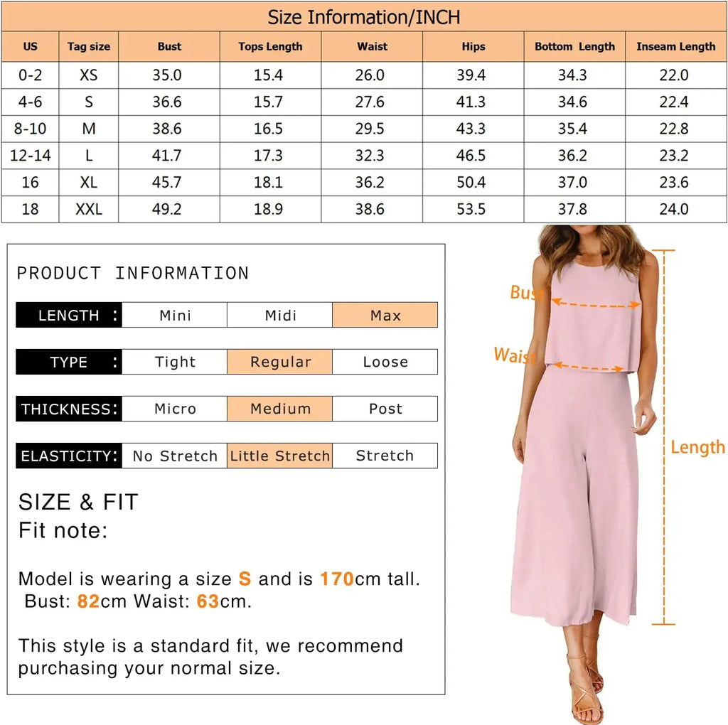 ROYLAMP Women's Summer Two-Piece Olive Green Crop Top and Wide-Leg Pants Set