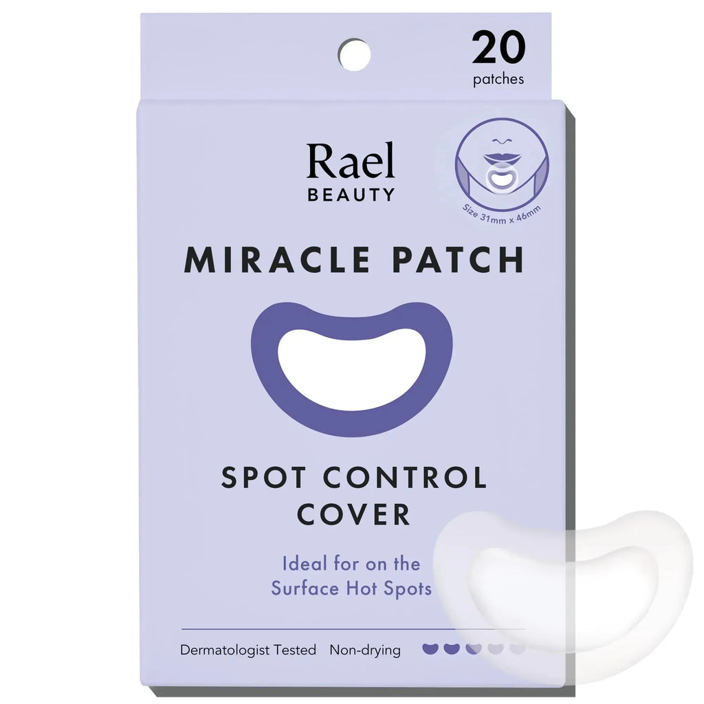 Rael Miracle Hydrocolloid Pimple Patches - Large Spot Control (20 Count)