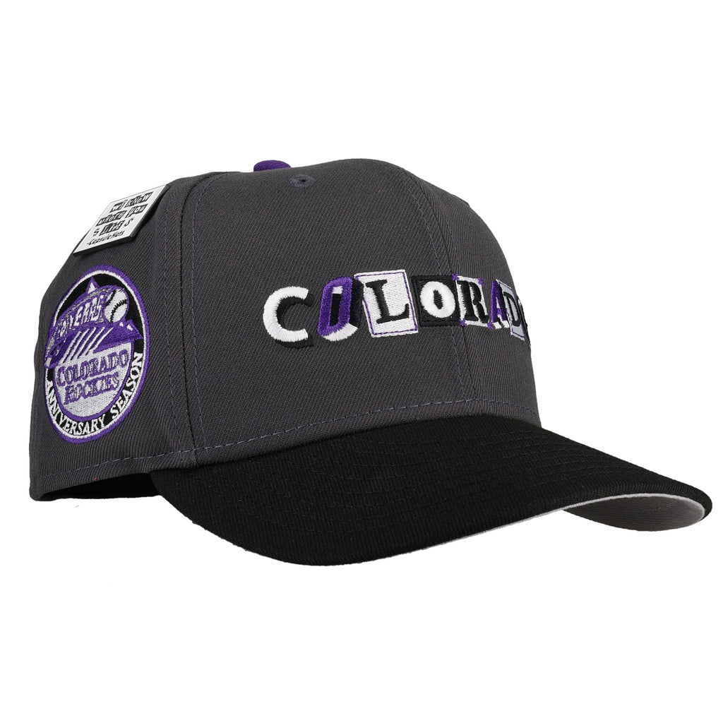Colorado Rockies 10 years "Ransom Note Pack" 59Fifty Fitted Hat
