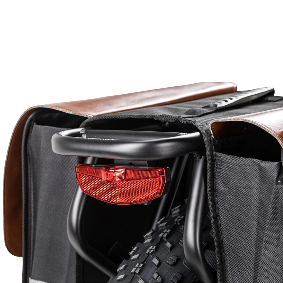 Rear Pannier Leather Saddle Bag