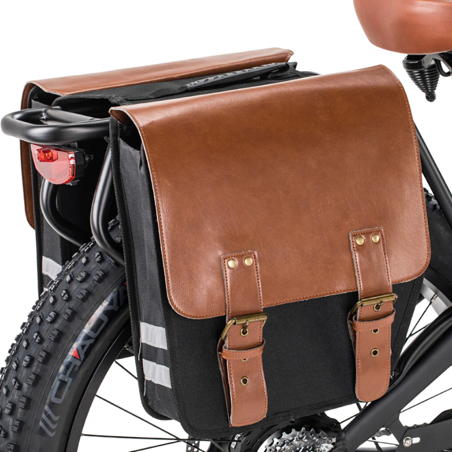 Rear Pannier Leather Saddle Bag