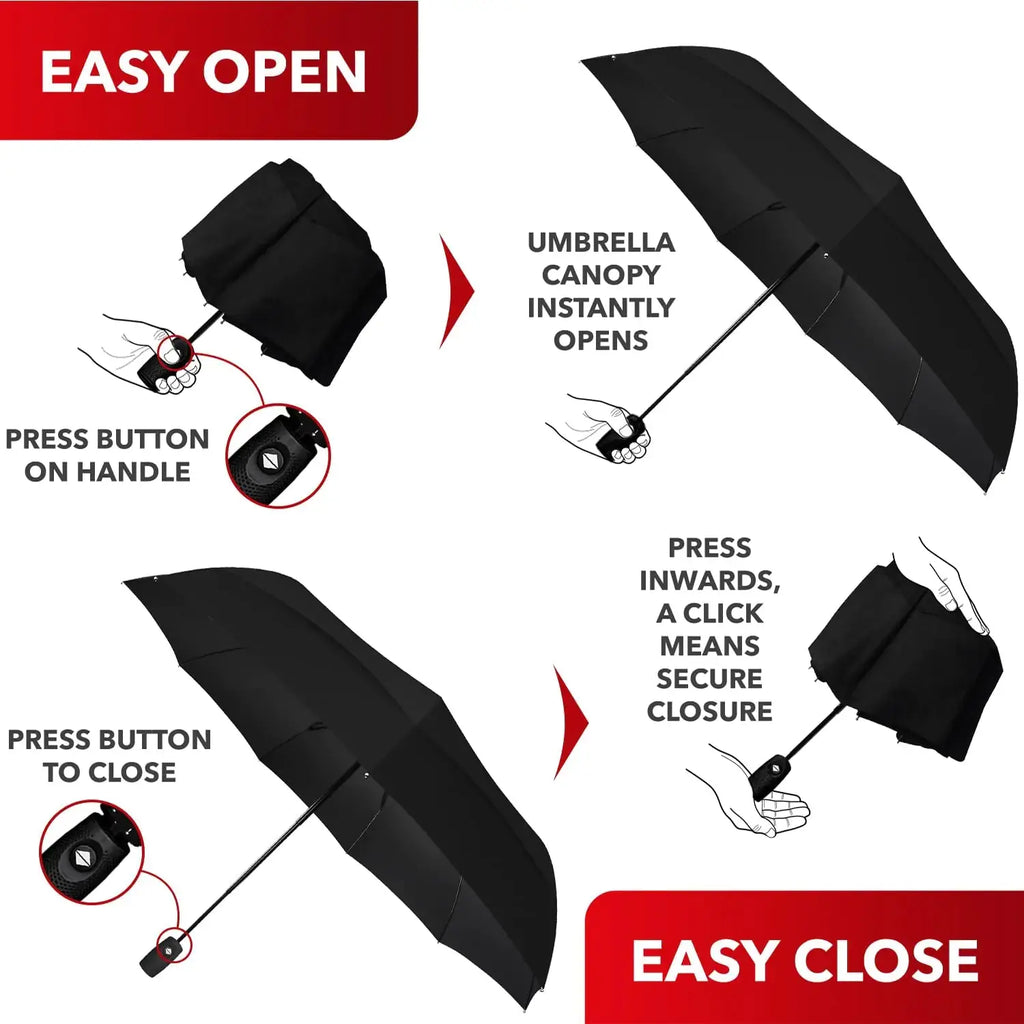 Repel Umbrella Windproof Travel Umbrella - Auto Open & Close, Compact & Durable