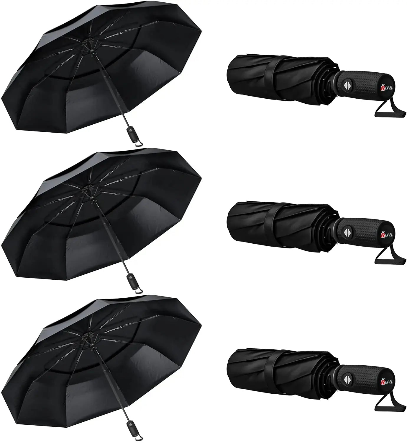 Repel Umbrella Windproof Travel Umbrella - Auto Open & Close, Compact & Durable