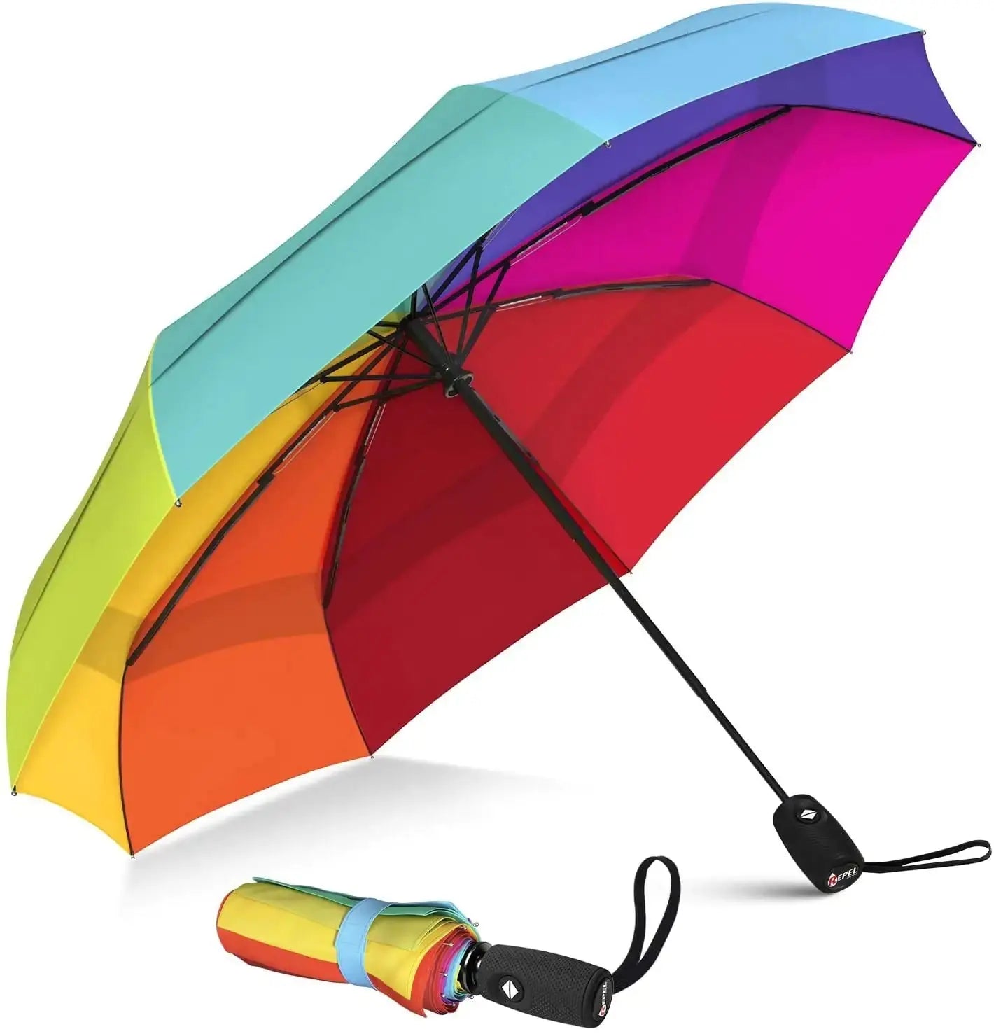 Repel Umbrella Windproof Travel Umbrella - Auto Open & Close, Compact & Durable