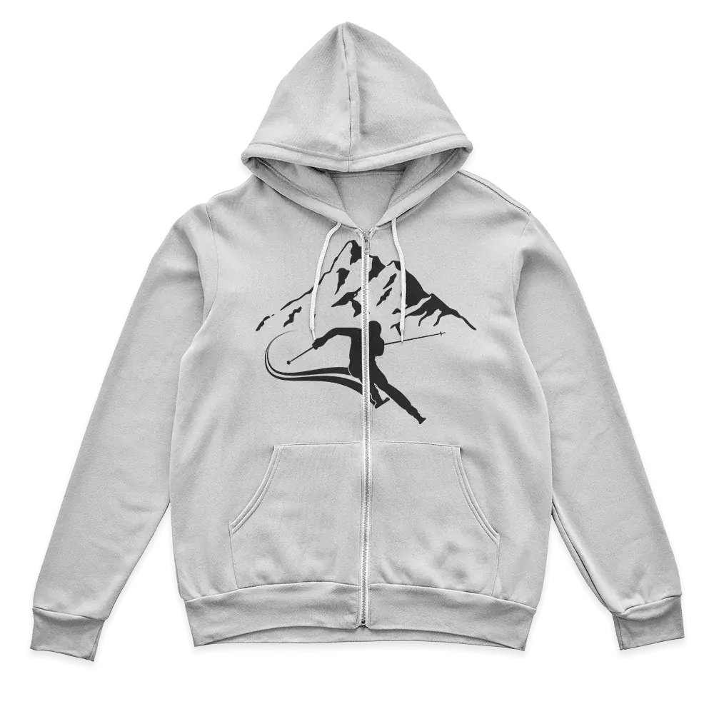 Run From The Avalanche Zip Hoodie for Men