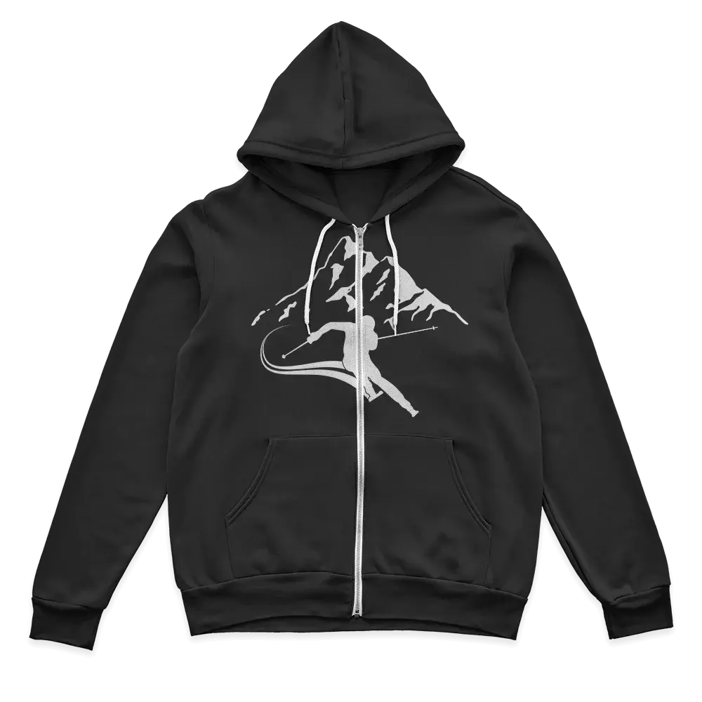 Run From The Avalanche Zip Hoodie for Men