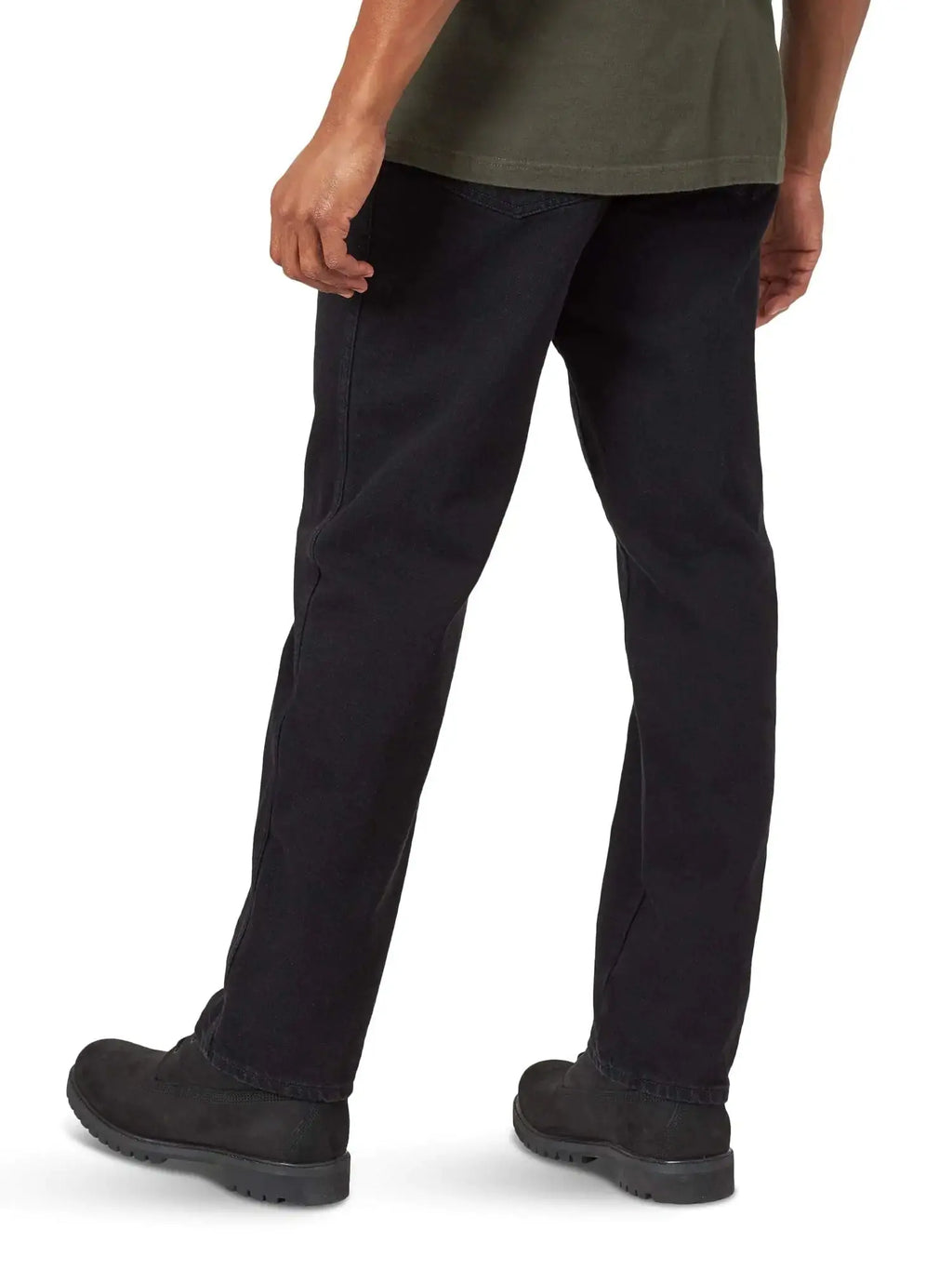 Rustler Men's Classic Relaxed Fit 48W x 29L Black