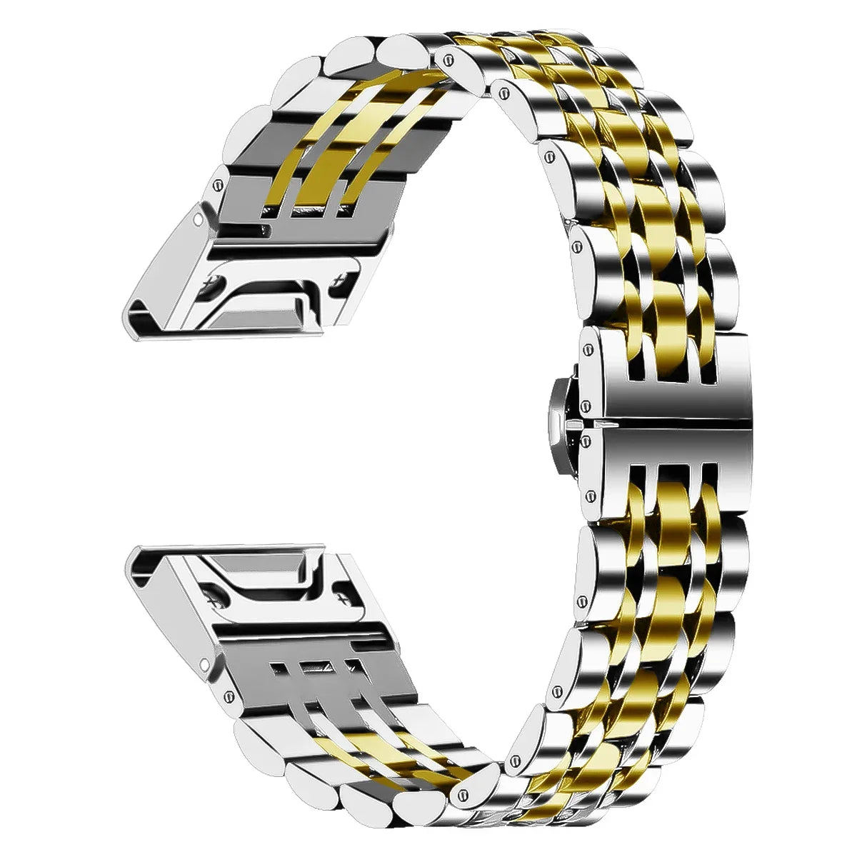 Garmin Stainless Steel Strap - Premium Metal Wristband